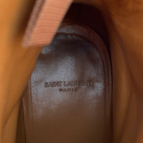 SAINT LAURENT Size 8 -Wyatt 30 Jodhpur- Tan Suede Belted Boots
