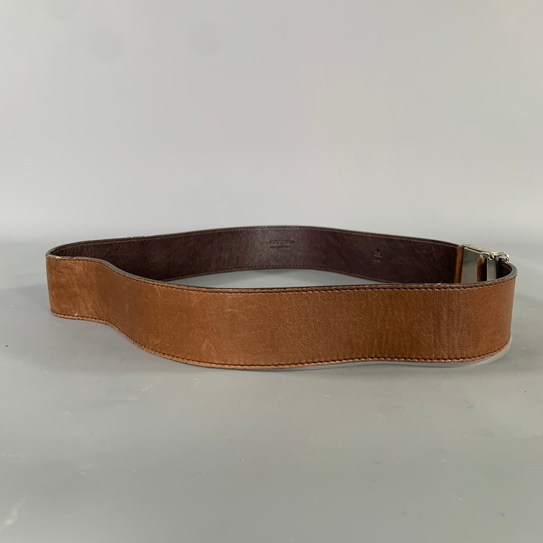 PRADA Brown Leather Belt