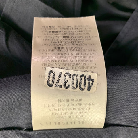 BURBERRY Costume gris en laine vierge à revers cranté, taille 46 Regular