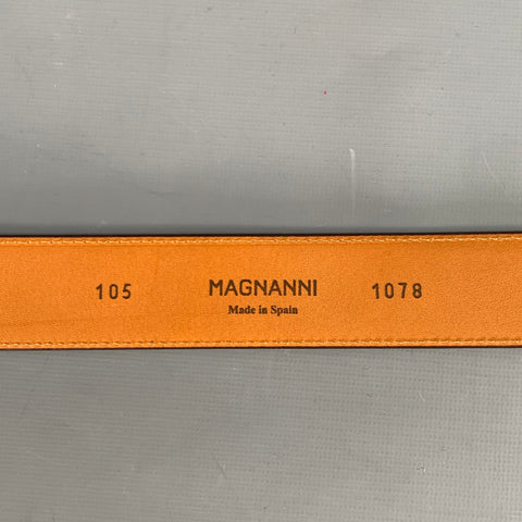 MAGNANNI Size 42 Brown Leather Belt