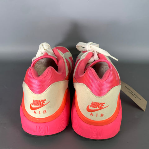 COMME des GARCONS HOMME PLUS Size 11 Pink White Color Block Nylon Sneakers