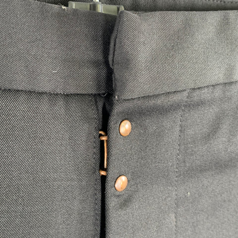 MAISON MARGIELA Size 36 Black Wool Dress Pants