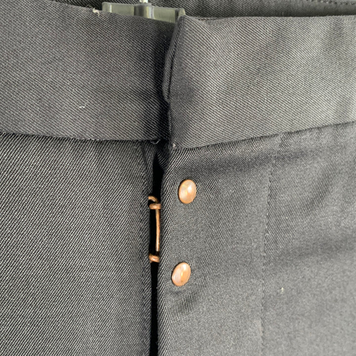 MAISON MARGIELA Size 36 Black Wool Dress Pants