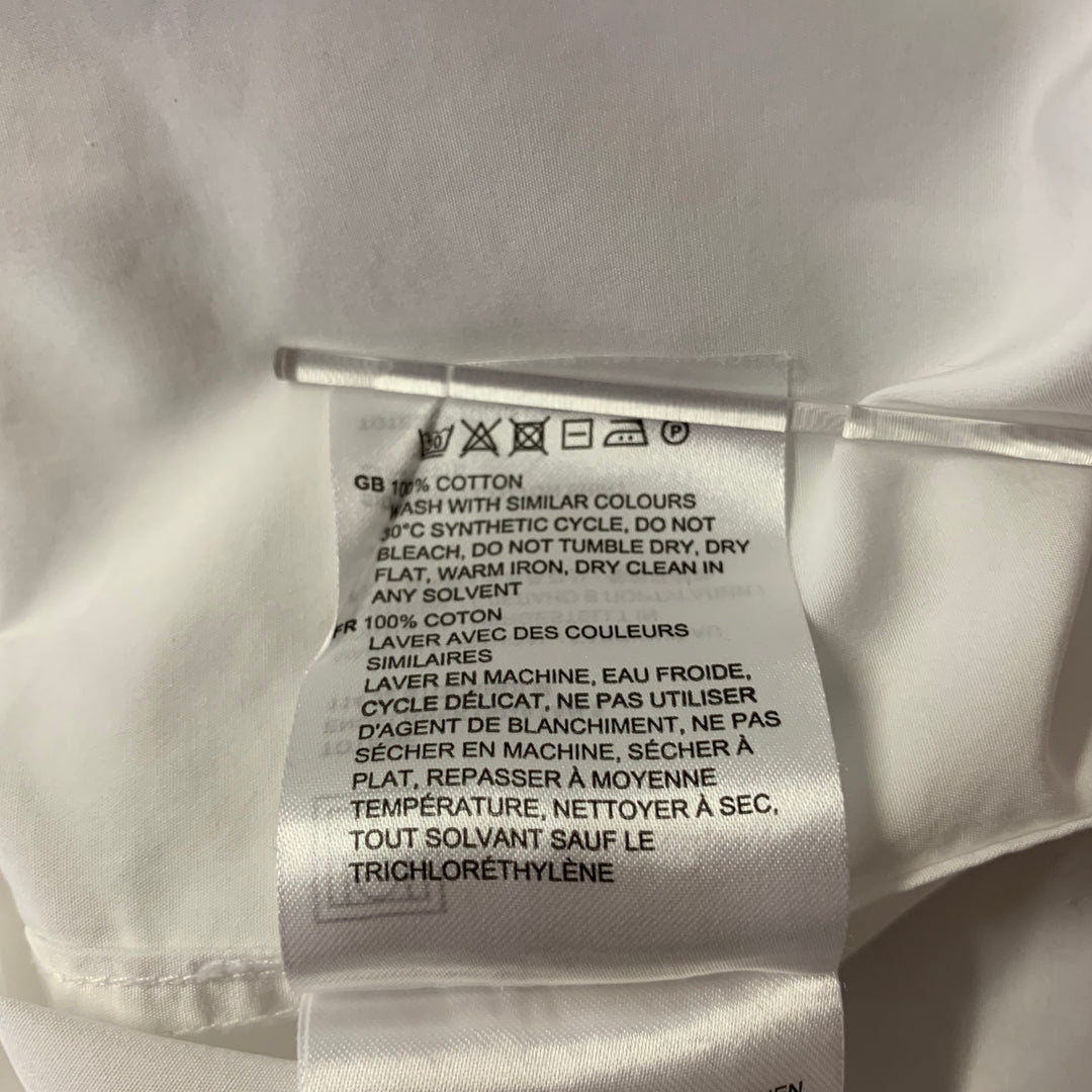 TOTEME Size 8 White Cotton Shirt