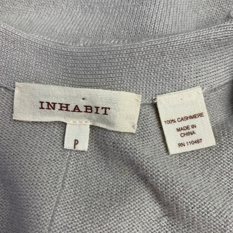 Gilet col V en cachemire gris INHABIT, taille M