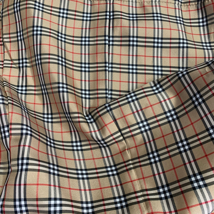 BURBERRY Size 2 Tan Cotton Blend Twill Double Breasted Jacket