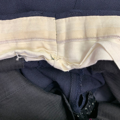 PAUL SMITH Size 32 Navy Wool Tapered Zip Fly Dress Pants