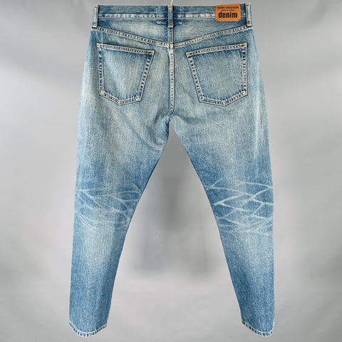 JUNYA WATANABE Size S Blue Navy Patchwork Cotton Selvedge Jeans