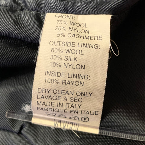 GIORGIO ARMANI Size M Grey Heather Wool Blend Patchpocket Vest