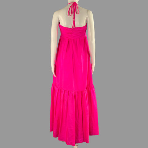 ANAAK Size S Pink Silk Strapless Dress