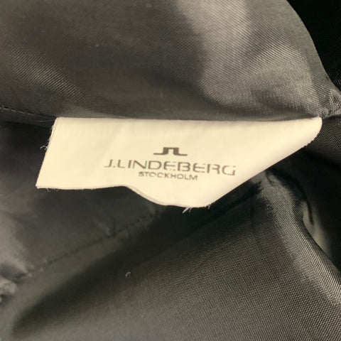 J.LINDEBERG Size M Black Single Breasted Vest