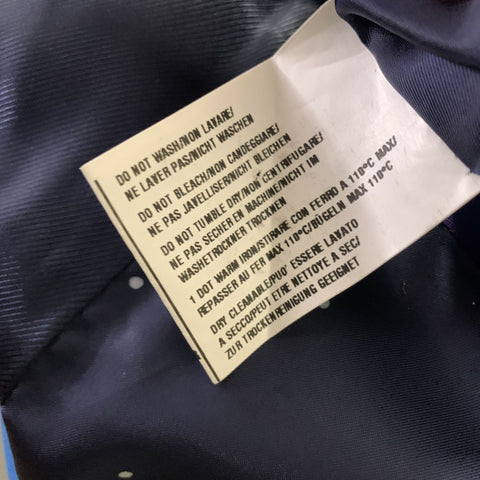 PAUL SMITH Chest Size 40 Regular Blue Royal Blue Wool  Mohair Notch Lapel Suit