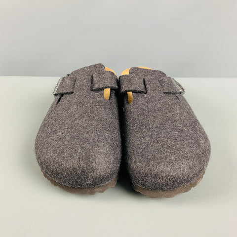 BIRKENSTOCK Size 9 Grey Felt Slip On Loafers