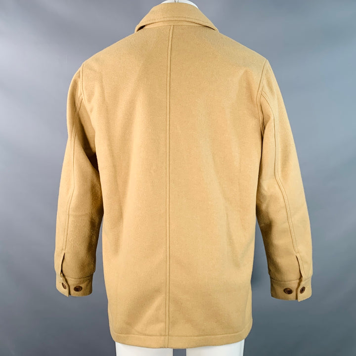 LEVI STRAUSS Size M Tan Wool Button Up Chore Coat