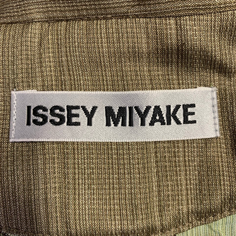 ISSEY MIYAKE Size M Brown Beige Snakeskin Print Sleeveless Dress