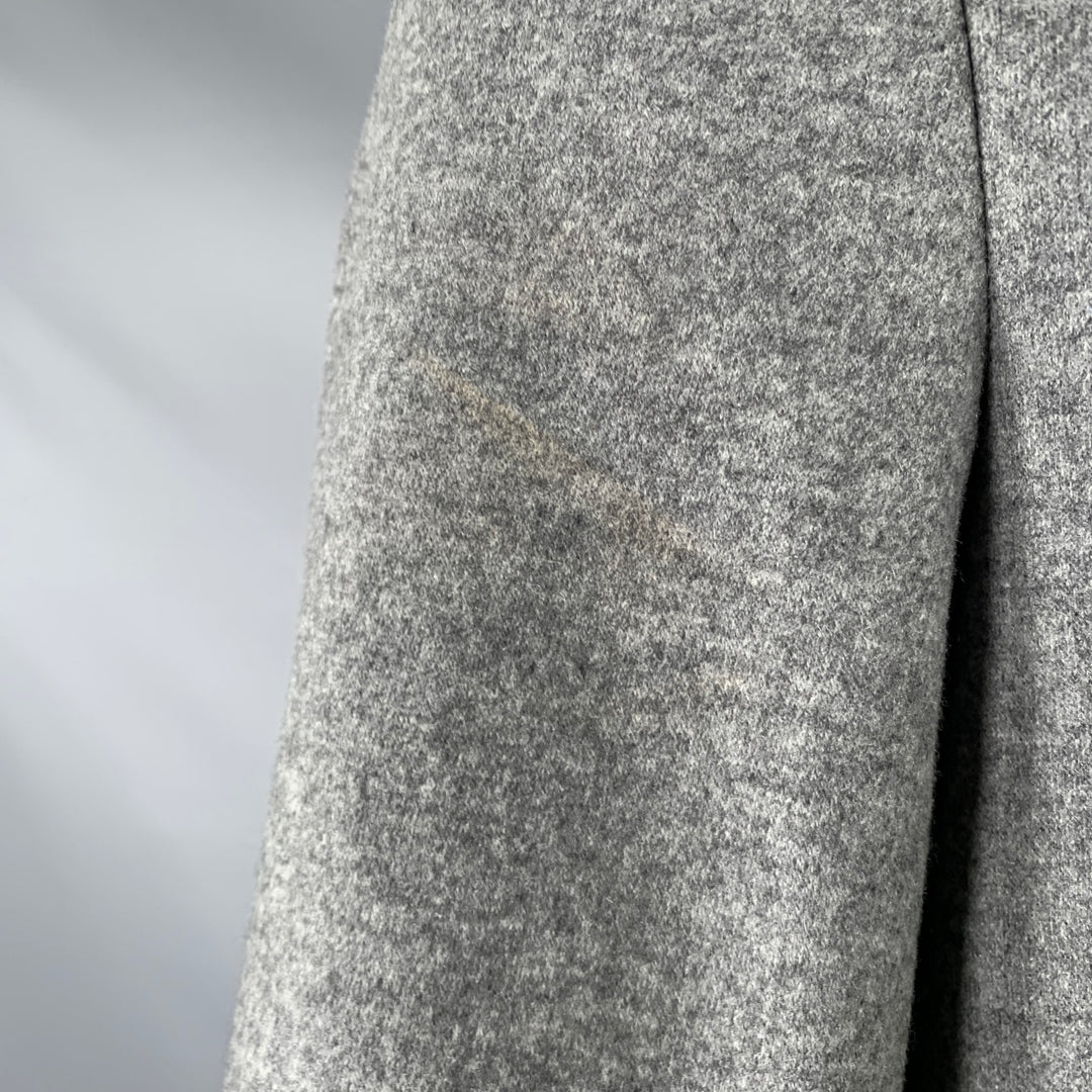 FALCONERI Size XXL Grey Heather Cashmere Notch Lapel Cardigan