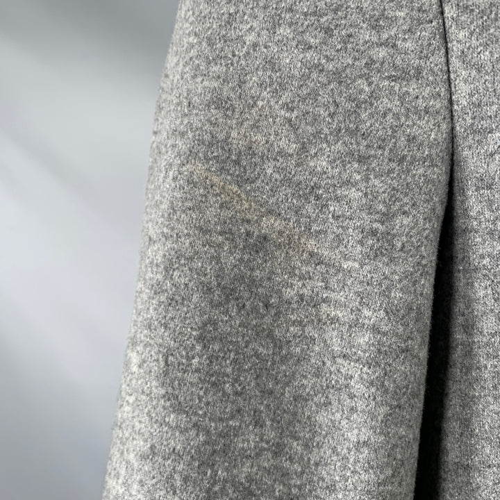 FALCONERI Size XXL Grey Heather Cashmere Notch Lapel Cardigan