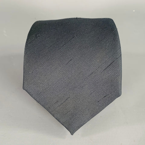 FENDI Navy Shantung Tie