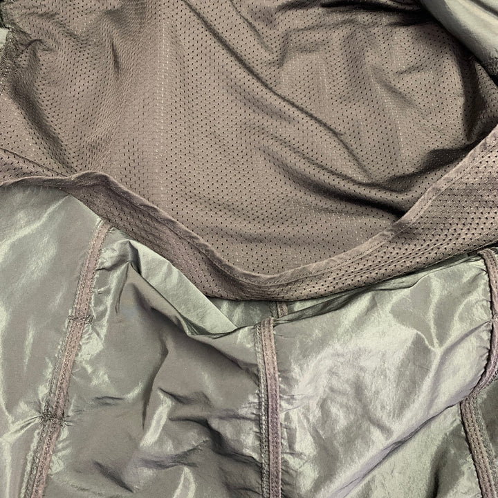 CoSTUME NATIONAL Size S Green Black Iridescent Polyester Jacket