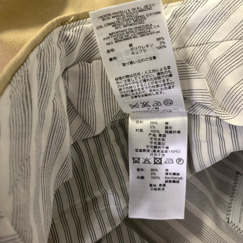 BLACK FLEECE Size 32 Khaki Solid Cotton Blend Button Fly Dress Pants