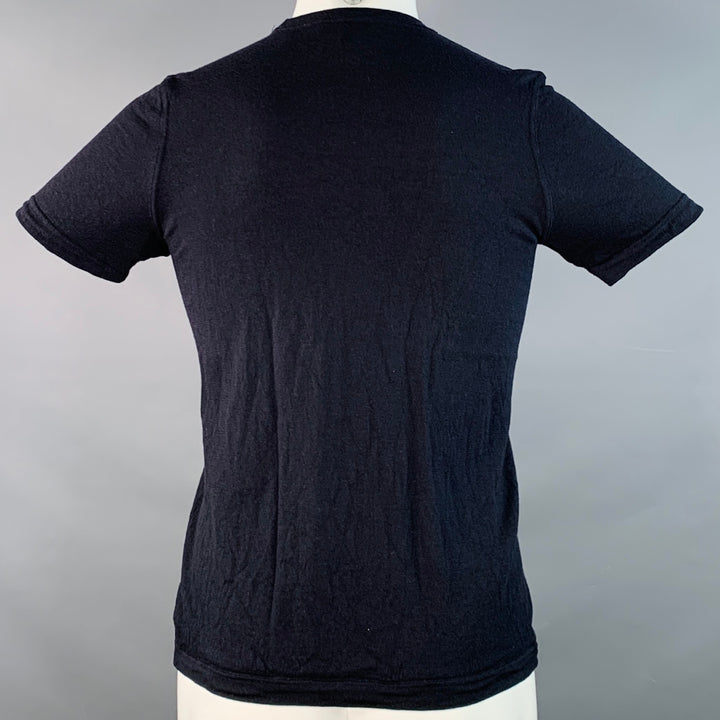 THEORY Size S Black Wool Jersey Short Sleeve T-shirt