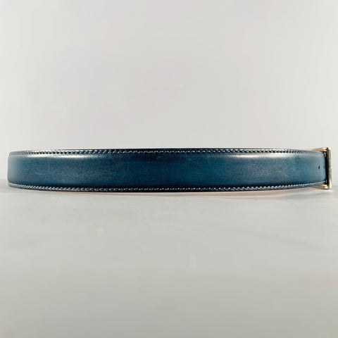 HARRIS DAL Size 36 Teal Leather Belt