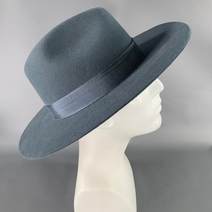 HAMPUI HATS Size 61 Grey Blue Felt Hats