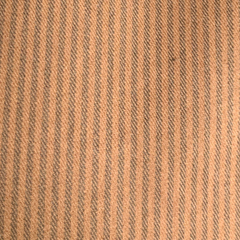 TS (S) Size M Brown Stripe Cotton Blend Oversized French Chore Jacket