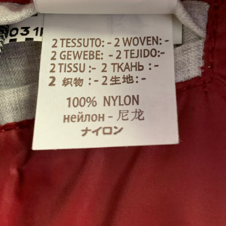 BRUNELLO CUCINELLI Size XL Grey Heather Wool Padded Buttoned Vest