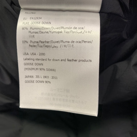 MONCLER Size XXXL Praz Black Nylon Blend Hooded Coat