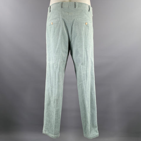 KLEIN EPSTEIN & PARKER Size M Blue Seafoam Corduroy Cotton Blend Work Suit Set