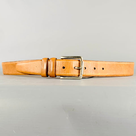 MARTIN DINGMAN Size 42 Tan Leather Belt