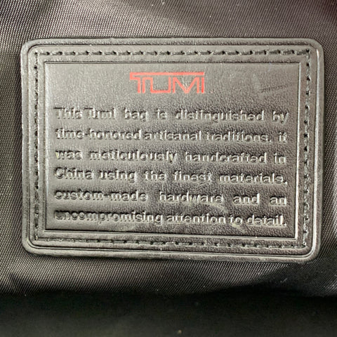 TUMI Black Nylon Leather Top Handles Duffle Bag