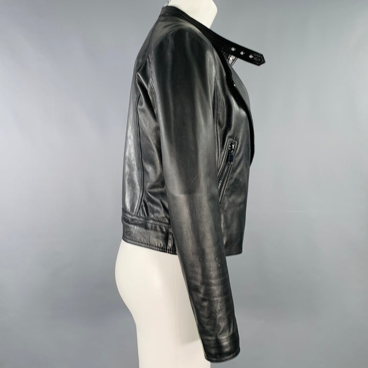 MARC NEW YORK Size S Black Leather Motorcycle Jacket