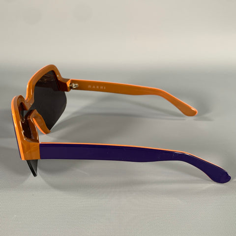 MARNI Navy Orange MA251 Sunglasses
