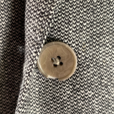 ERMENEGILDO ZEGNA Size 44 Grey Black Marled Wool Blend Sport Coat