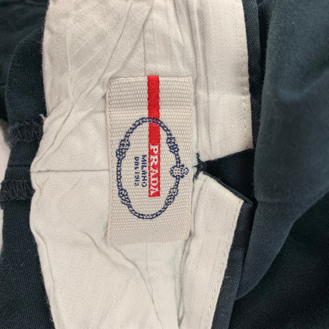PRADA Size 38 Navy Cotton Zip Fly Shorts