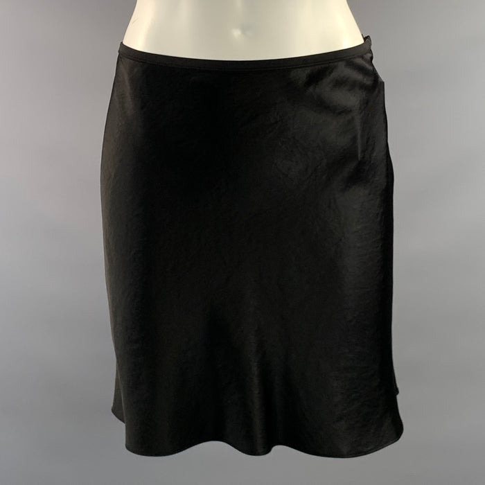 ALEXANDER WANG Size M Black Mini Skirt
