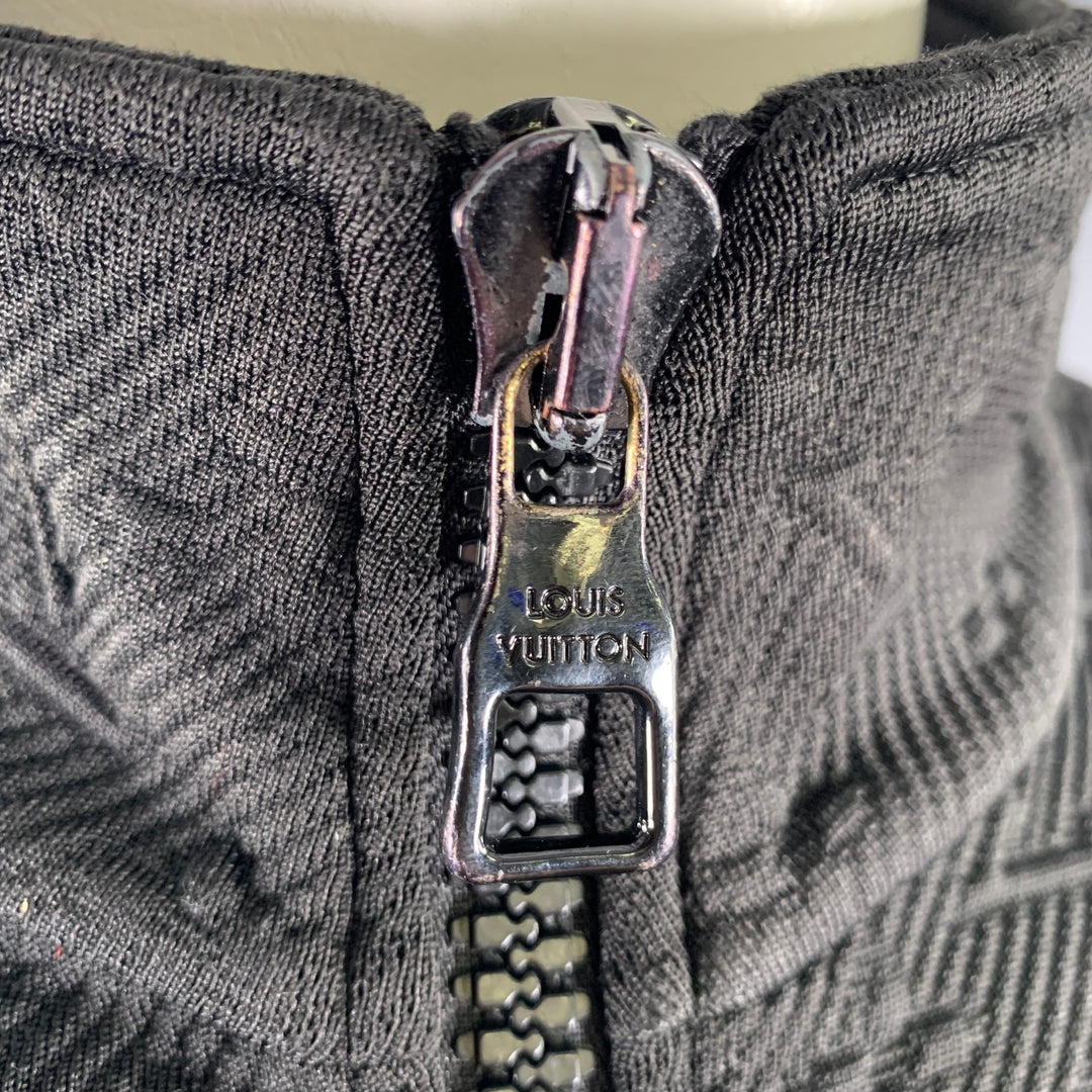 Veste LOUIS VUITTON taille M en mélange de polyester noir Monogramme