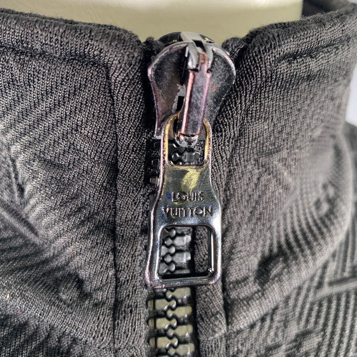 Veste LOUIS VUITTON taille M en mélange de polyester noir Monogramme
