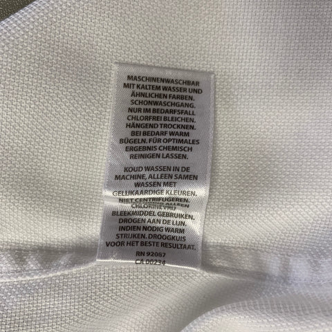 SAKS FIFTH AVENUE Size XL White Cotton French Cuff Long Sleeve Shirt