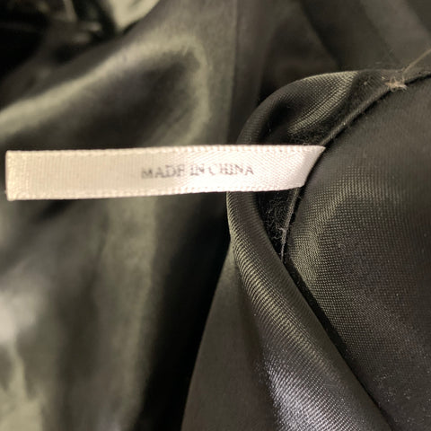 SANDRO Chest Size 42 Black Solid Wool Polyestar Cashmere Notch Lapel 34 Tuxedo