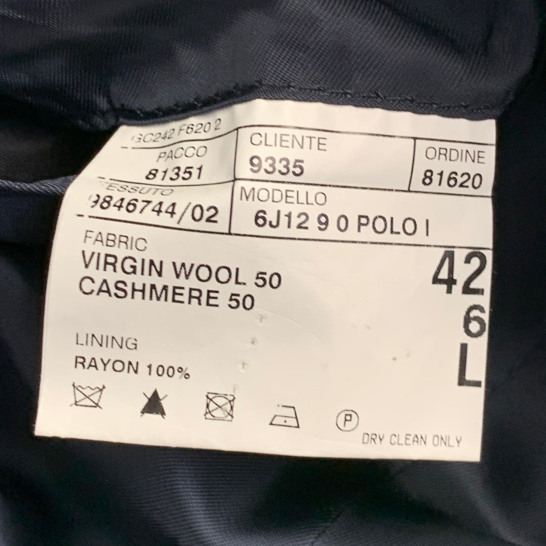 POLO by RALPH LAUREN Size 42 Long Green Red Plaid Wool Cashmere Sport Coat