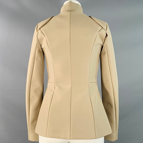 MAISON MARGIELA x H&M Taille 36 Beige Mélange de Polyester Veste Blazer Découpes