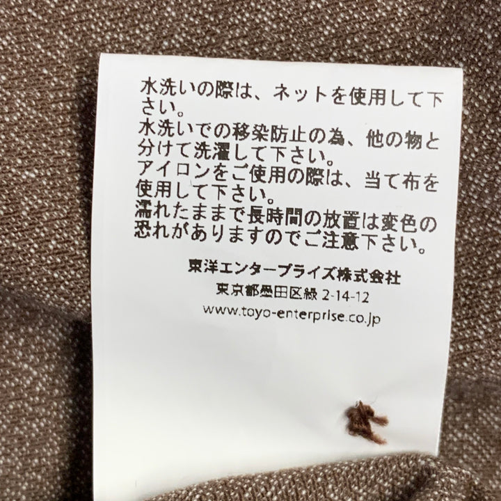 BUZZ RICKSON & CO. INC. Size L Brown Heather Cotton Long Sleeve Shirt