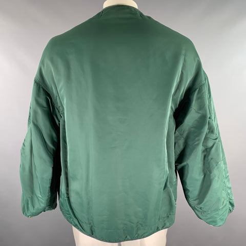 VISVIM Size L Green Nylon Reversible Jacket