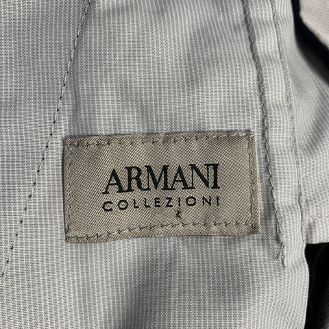 ARMANI COLLEZIONI Size 30 Navy Polyester Blend Zip Up Dress Pants