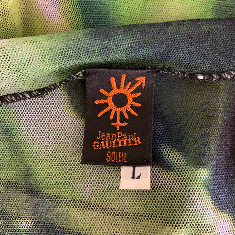 JEAN PAUL GAULTIER Size L Multi Color Mixed Patterns Mixed Fabrics Pullover