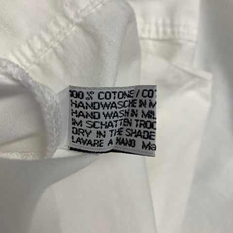 ME'NA CINQUE Size M White Cotton Sleeveless Midi Dress