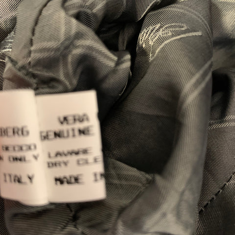 BRIONI Size M Black Cotton Cashmere Button Up Jacket
